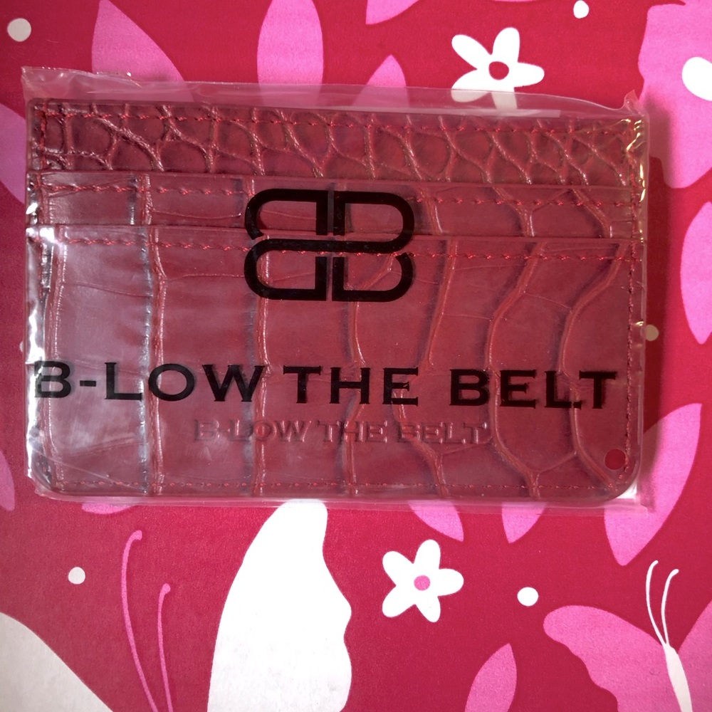 Brand new red card wallet